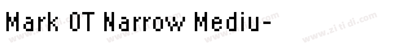 Mark OT Narrow Mediu字体转换